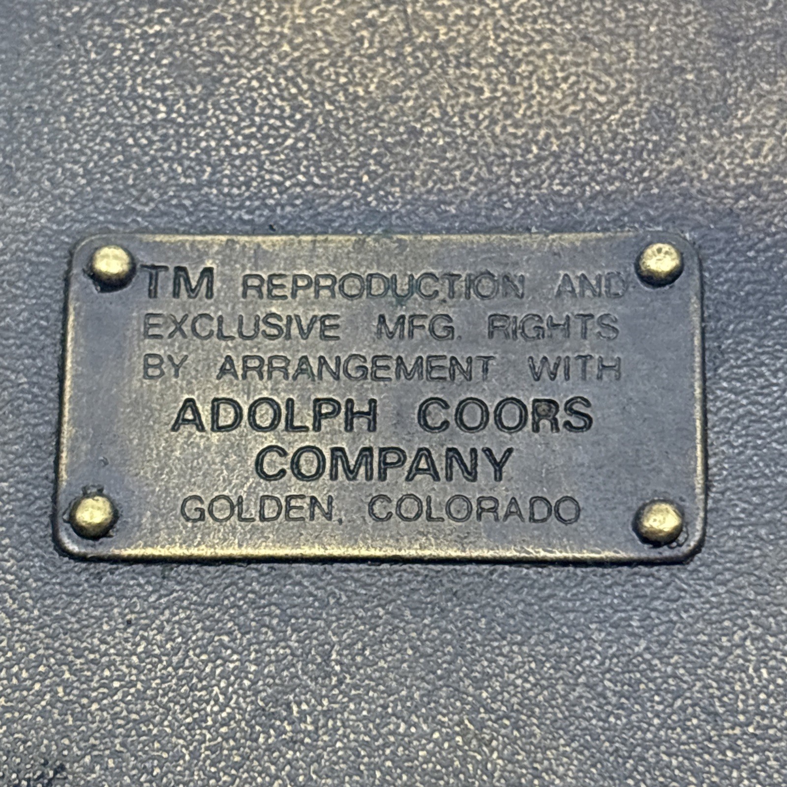 Vintage Coors Banquet Beer Adolph Coors Company Colorado Brass Belt Buckle