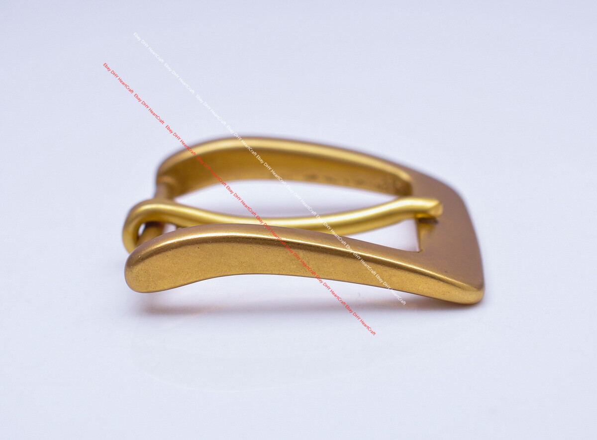 39mm MEN&rsquo;S QUALITY SOLID SOLID BRASS WESTERN PRONG PIN LEATHERCRAFT BELT BUCKLE