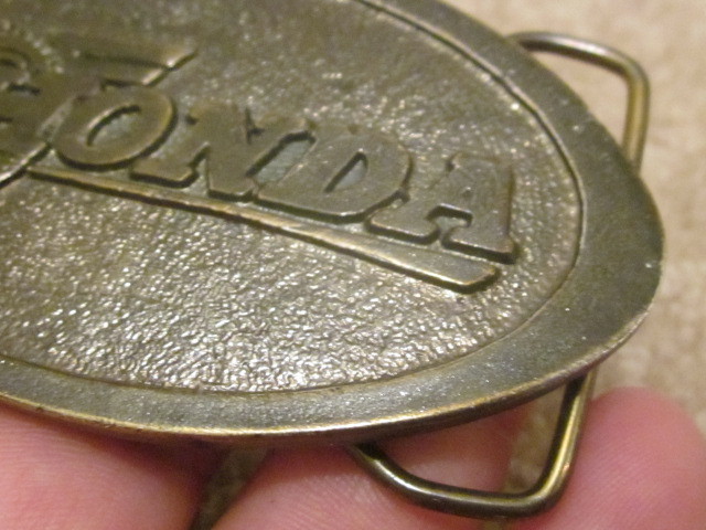 Vintage 70&rsquo;s Honda Dirt Bike Men&rsquo;s Belt Buckle