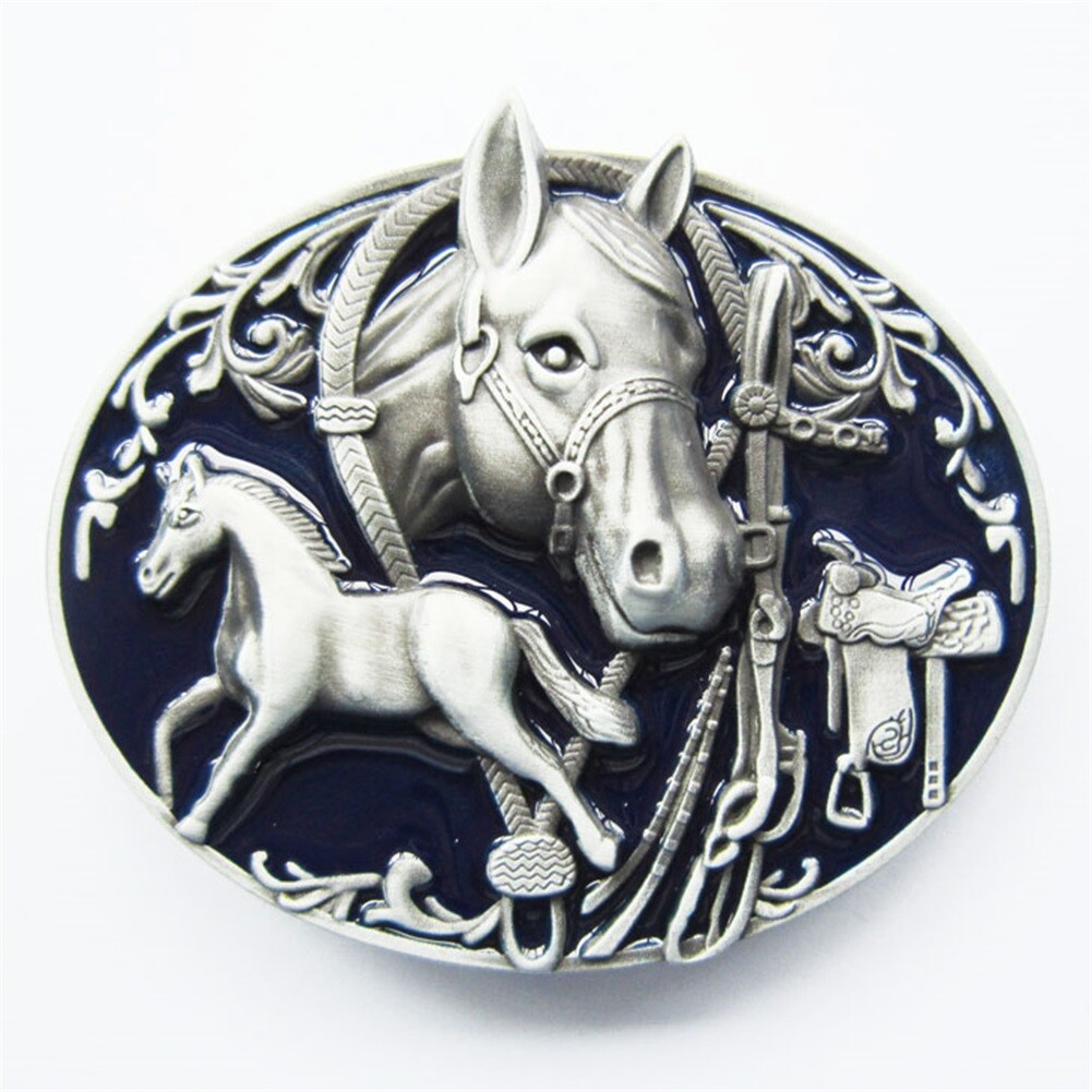 Wolf Horse Western Wildlife Belt Buckle Mix Styles Choice also Stock in US