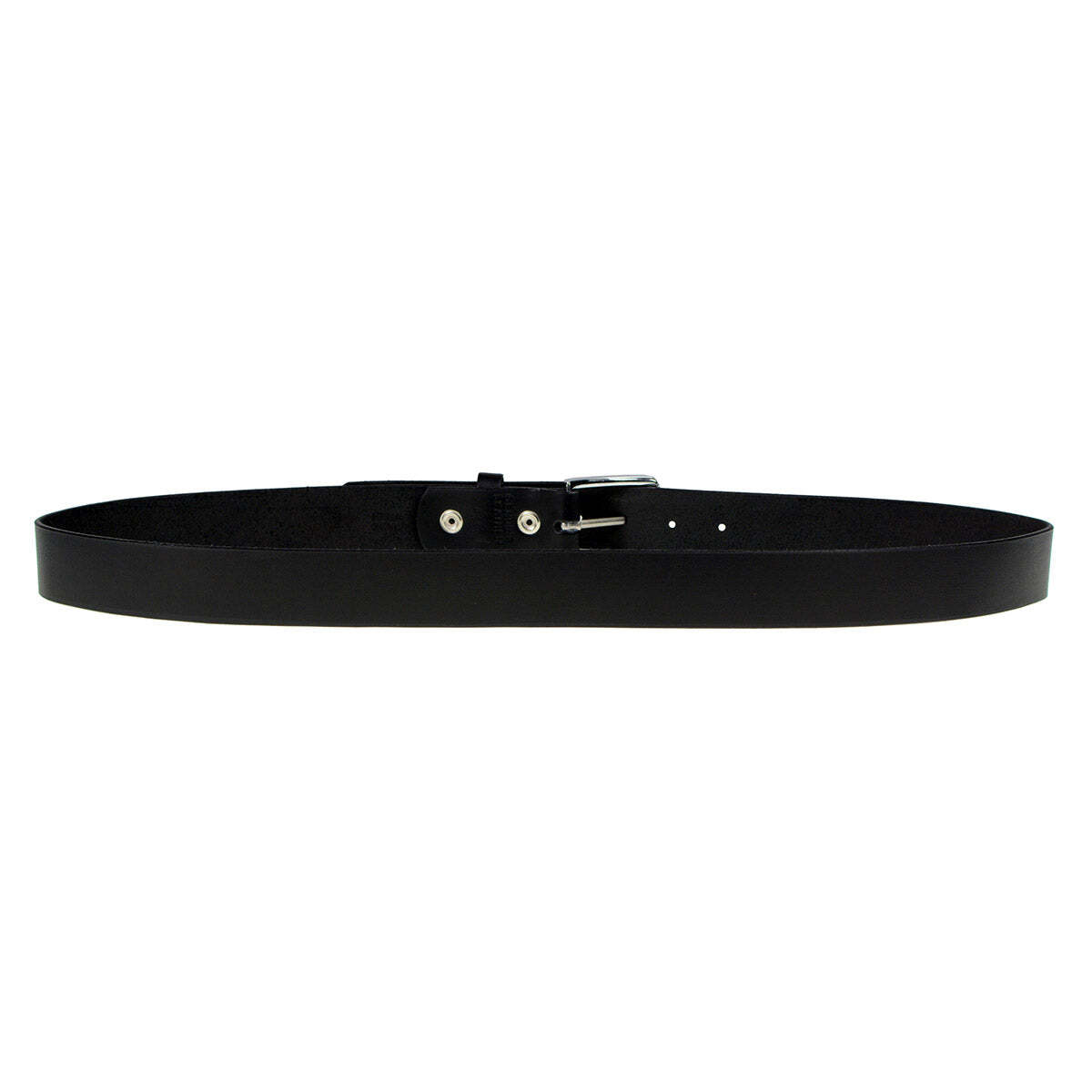 Milwaukee Leather MP7114 Men&rsquo;s Light Black Genuine Leather Belt with Interchange