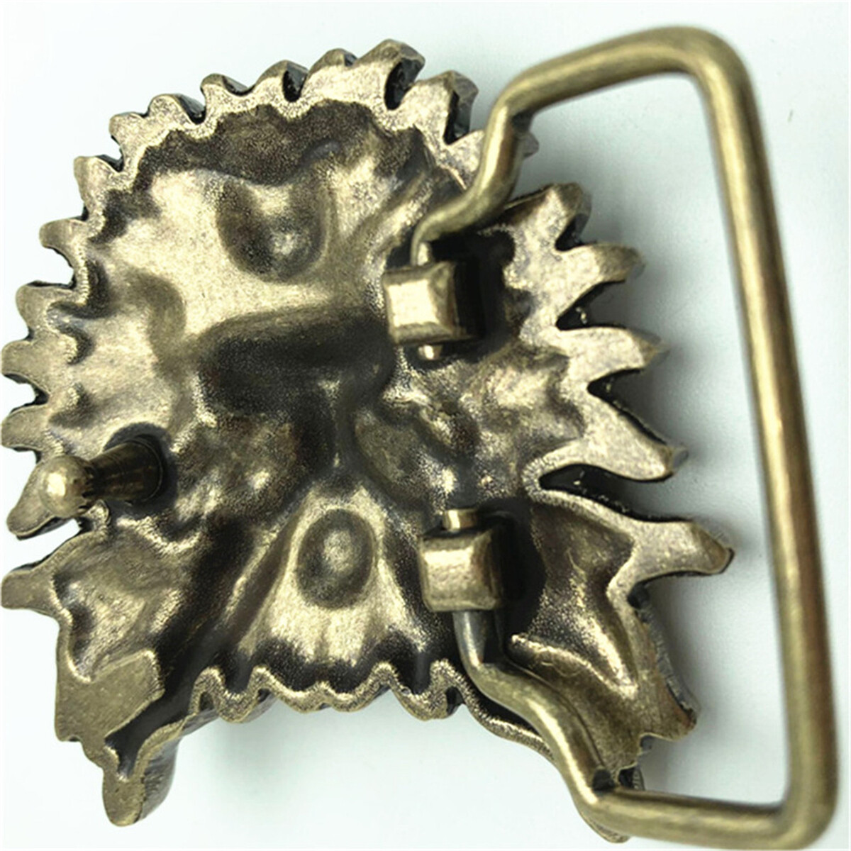 Dragon`s Head Mens Belt Buckle Western Cowboy Vintage Style