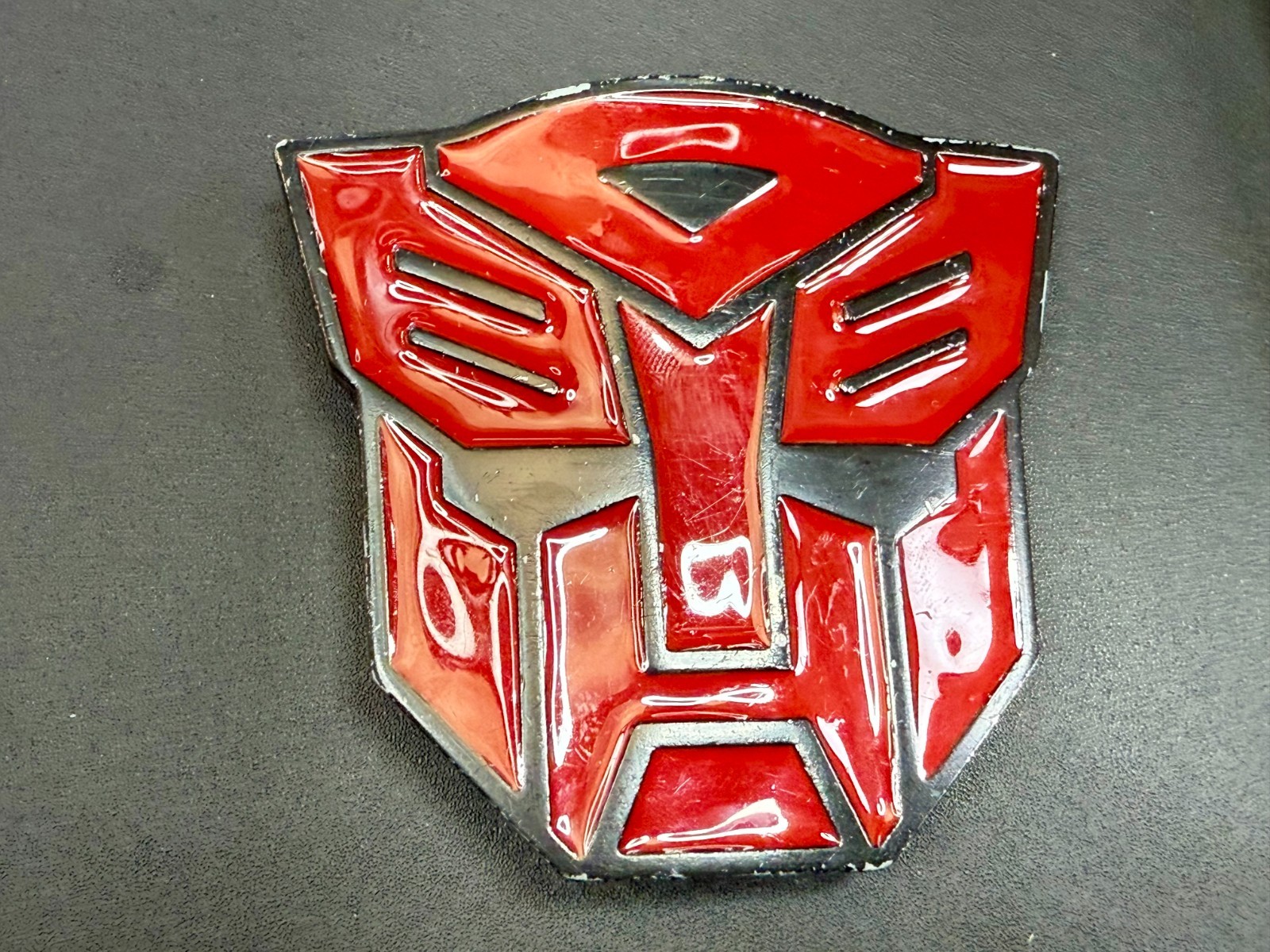 Transformers Autobots Cosplay Red Colored Movie Toy Promotional Belt Buckle