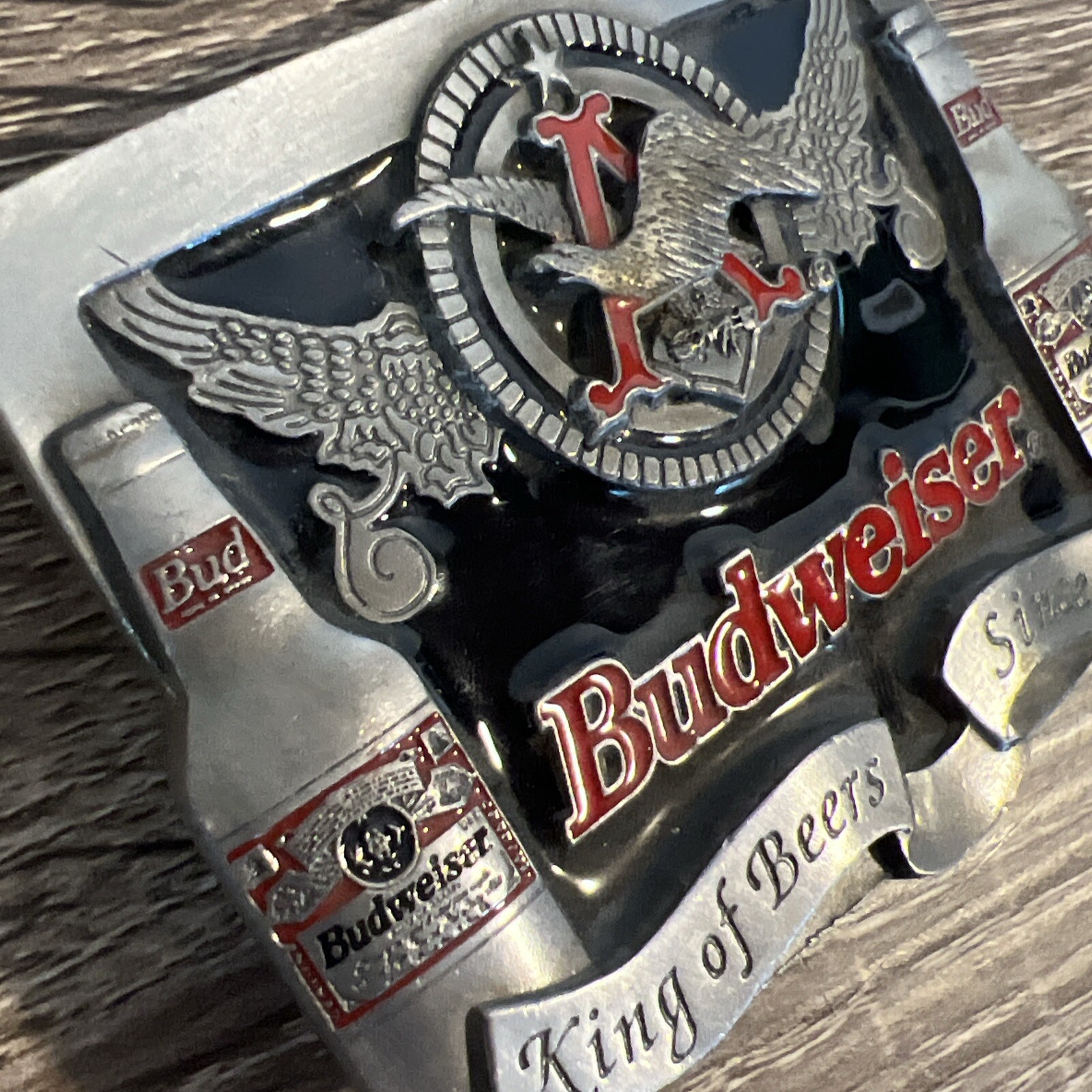 Budwiser Belt Buckle American Legends Foundry Limited Edition (10,000) Made USA
