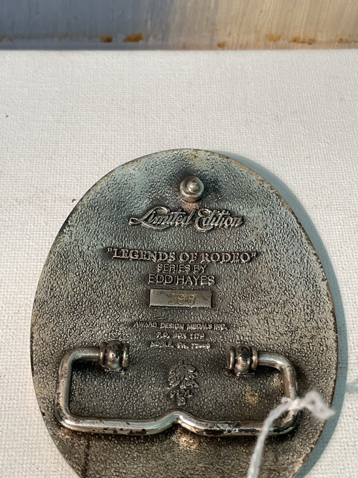 1998 Pro Rodeo Hall of Fame buckle