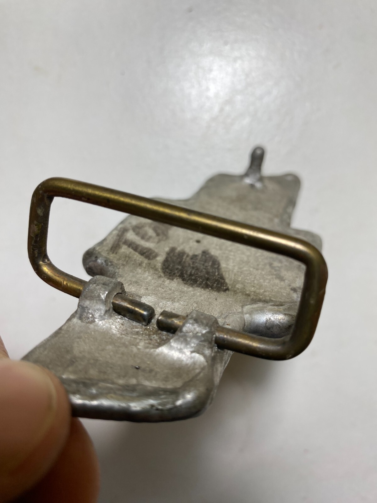 Chevrolet Chevy 350 Bow Tie Metal Custom Made Belt Buckle
