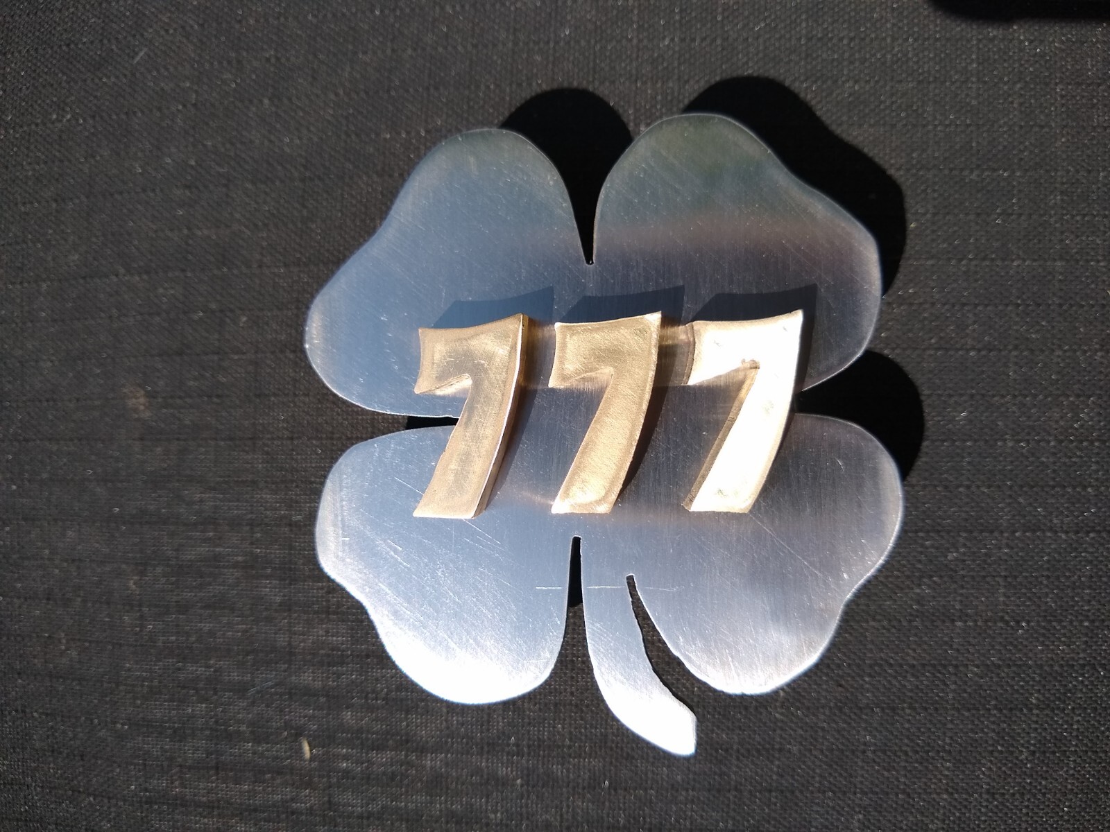 Lucky Shamrock 777 Belt buckle Bottle opener – Handmade- RT ARTISAN WORKS