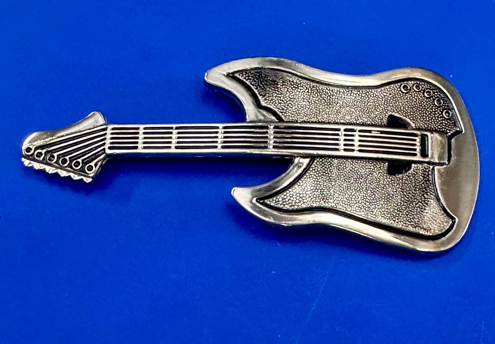 Electric Rock Guitar – Music Band – Different Cutout Vintage Belt Buckle