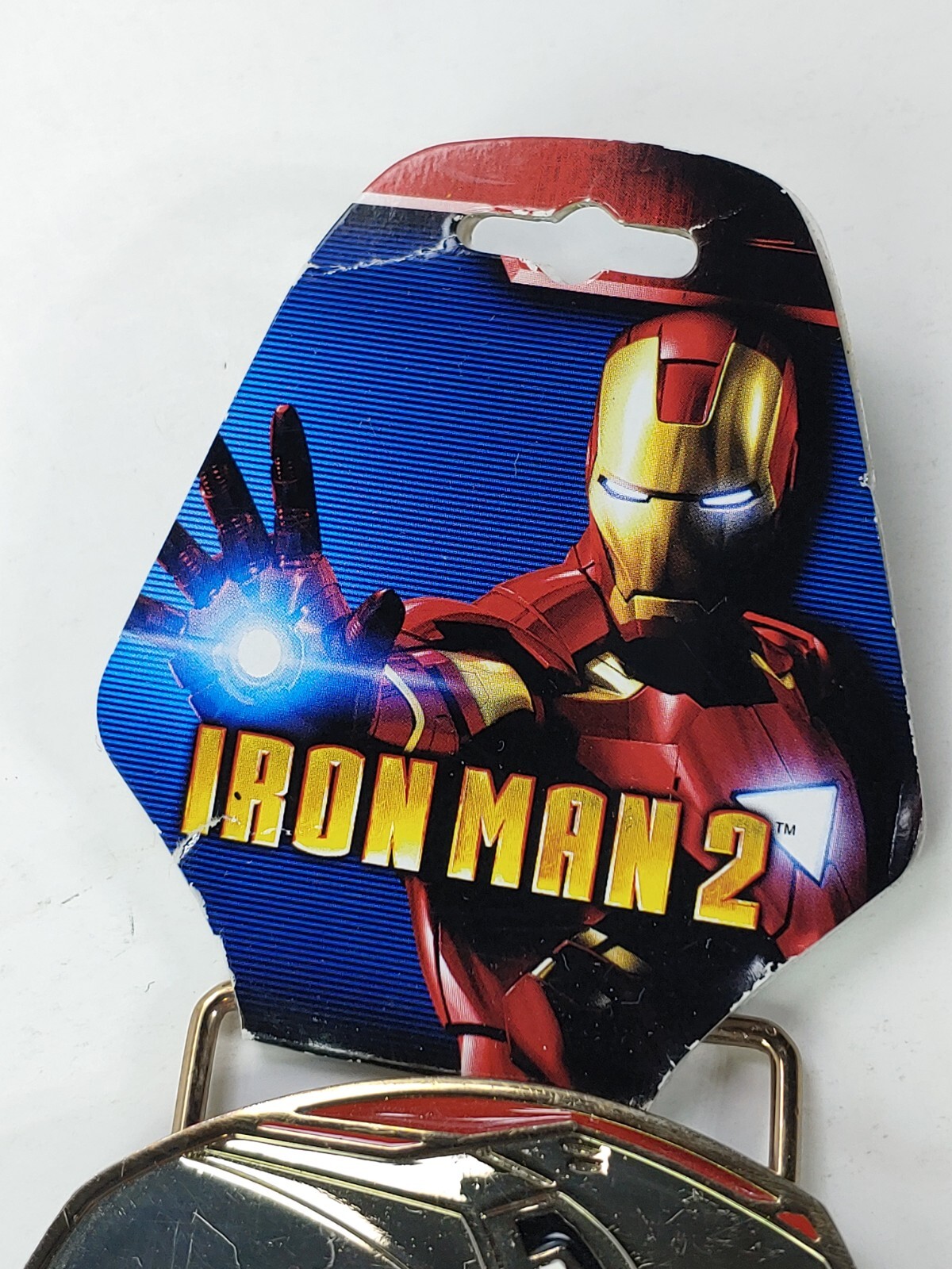 IRON MAN 2 Belt Buckle Full metal HQ NEW cosplay NEW US Seller Shows Scuffs