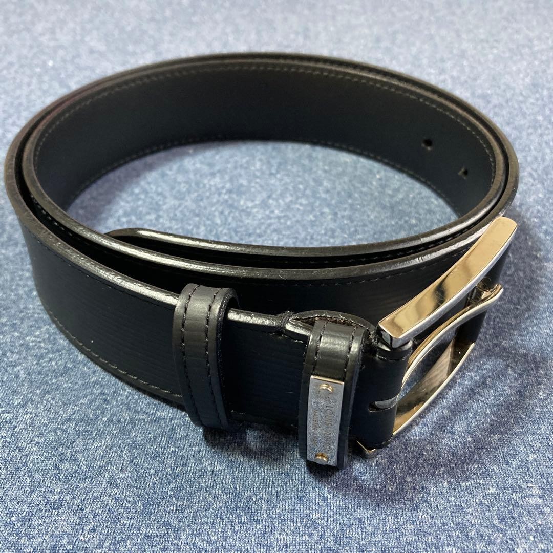 Louis Vuitton Pre-Owned Epi Santulle Legend Black Belt