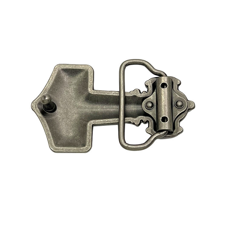 Viking Thor Hammer Belt Buckle for Men&rsquo;s Western Cowboy Motorcycle Riding