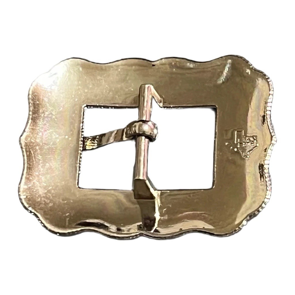 Two Tone Western Belt Buckle 2.25” X 1.75”