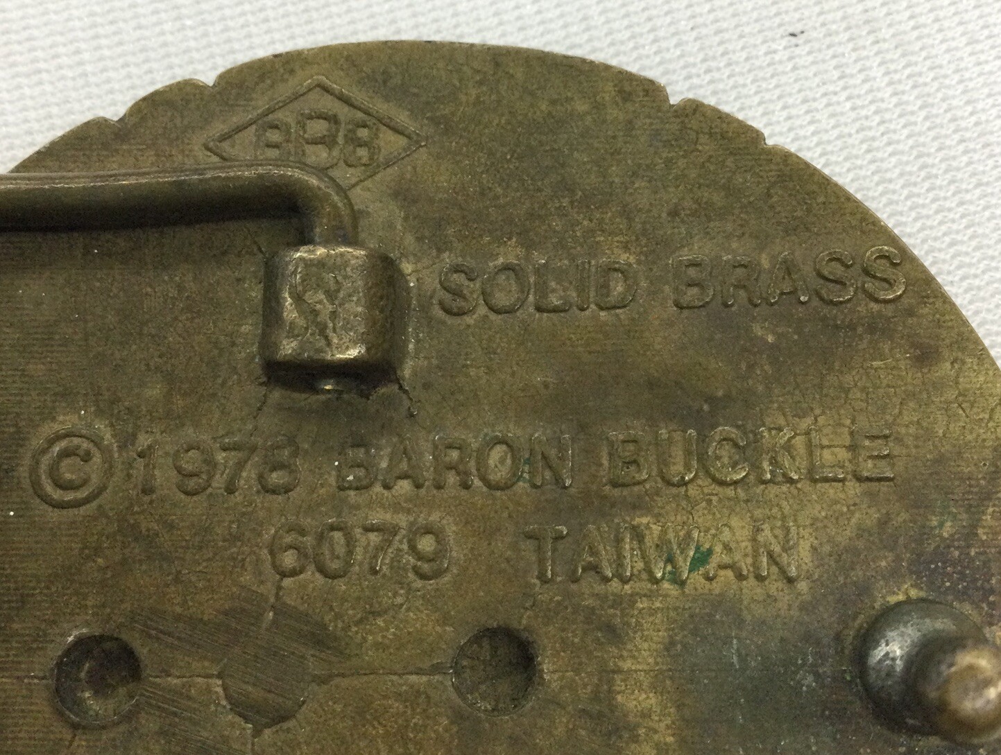 Vintage Belt Buckle NRA National Rifle Association, 1871, #6079 Baron Buckle