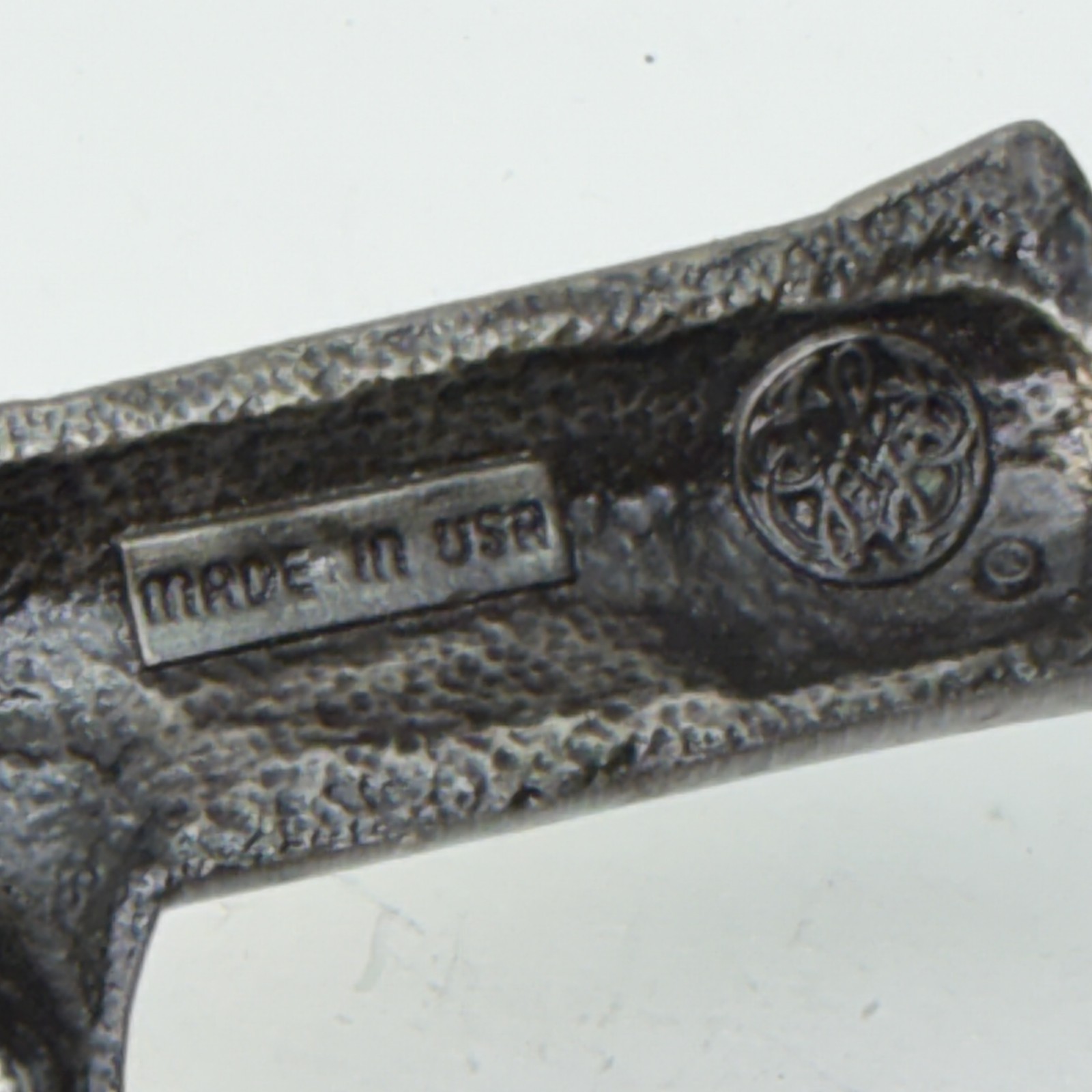 Vintage 1978 Bergamot Brass Works Revolver Pistol Gun Belt Buckle L-156 USA Mens