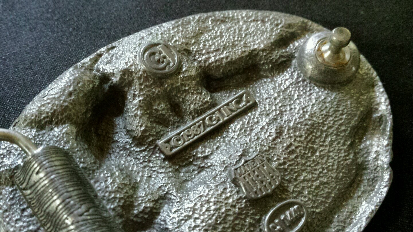 AMERICAN 4 4 0 STEAM ENGINE TRAIN BELT BUCKLE MADE IN USA