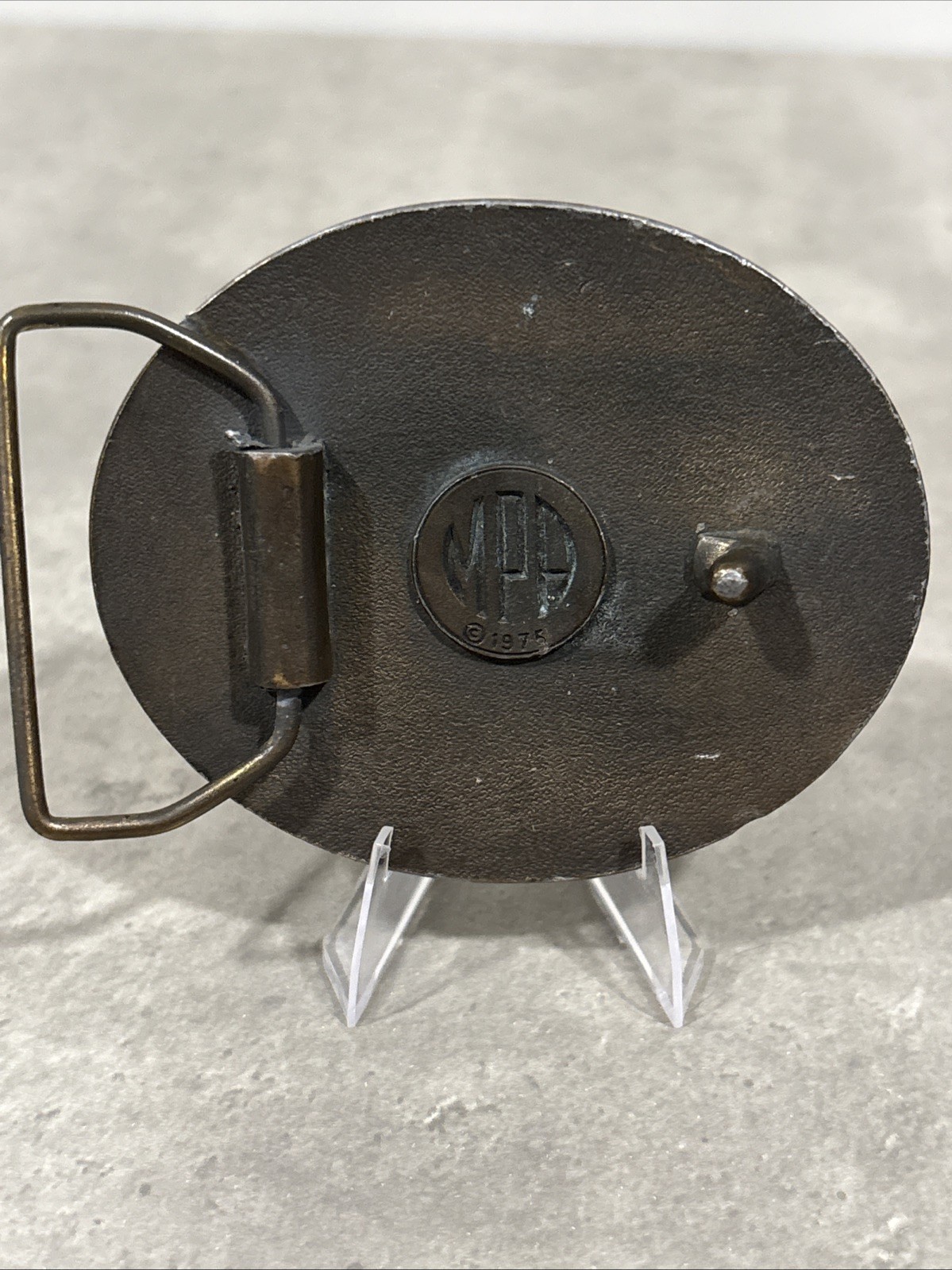 VINTAGE BELT BUCKLE, HOLIDAY RAMBLER ALL AMERICA&rsquo;S FAMILY RETREAT (MPA 1975)