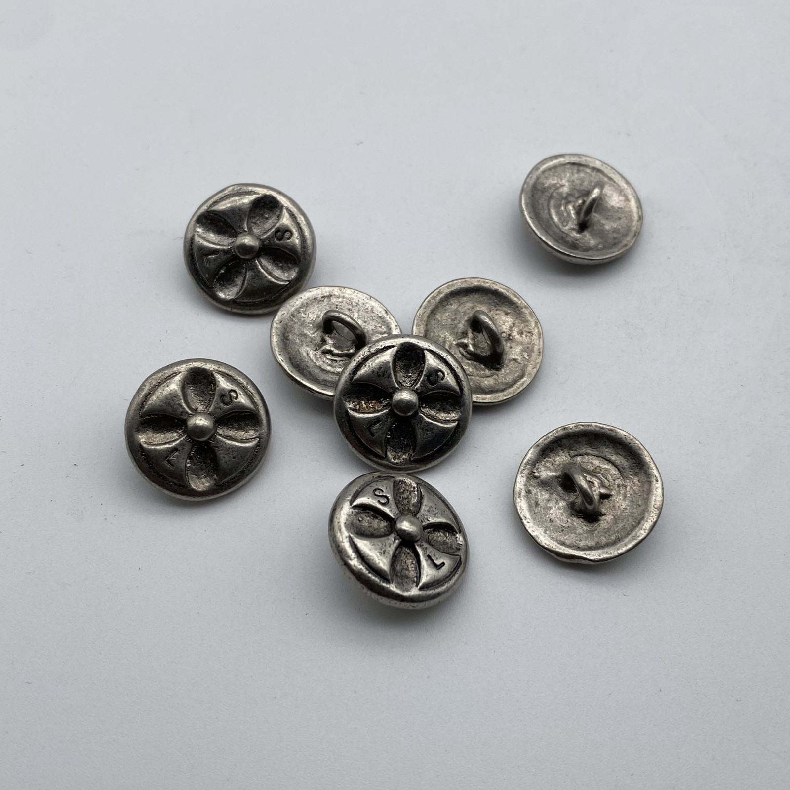 Cross Design Sewing Button,Clothing Shank Button,Brass Sewing Button lot