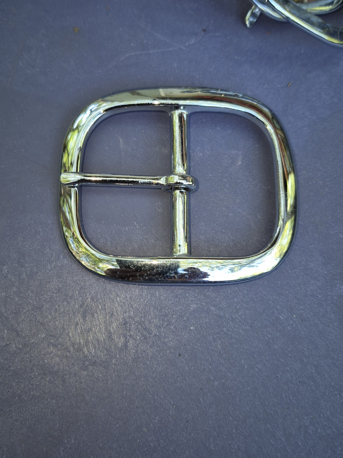 Lot of 21 (x9)CHROME FINISH & (x12)SOLID BRASS BELT BUCKLES FITS 1 »-1.25 »Belt