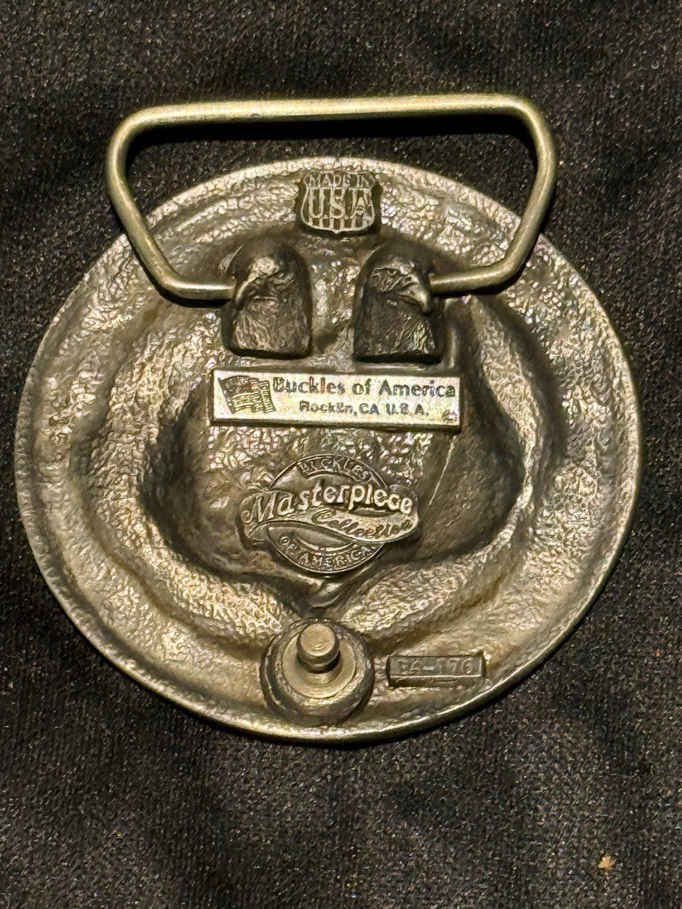 Buckles of America – United States Marines Bulldog First to Fight Belt Buckle