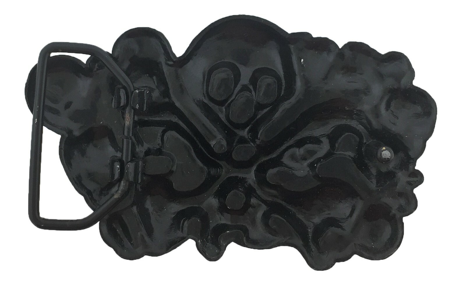 Multiple Skulls Crossbones Belt Buckle Metal Gothic Tattoo Halloween Costume New