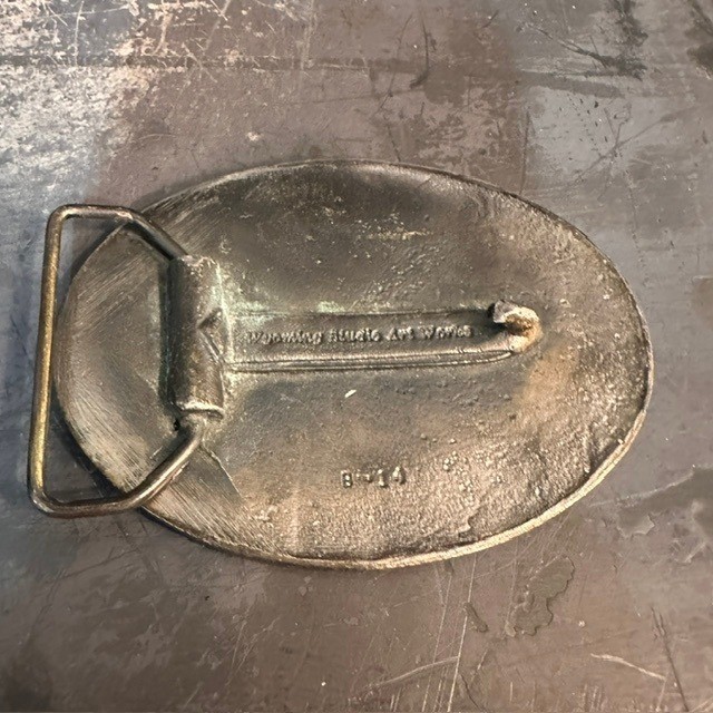 Vintage Boone&rsquo;s Farm Wild Mountain Grape Wine Advertising Belt Buckle 1970s