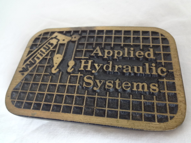 SOLID BRASS Nautilus Applied Hydraulic Systems DYNA BUCKLE PROVO UTAH