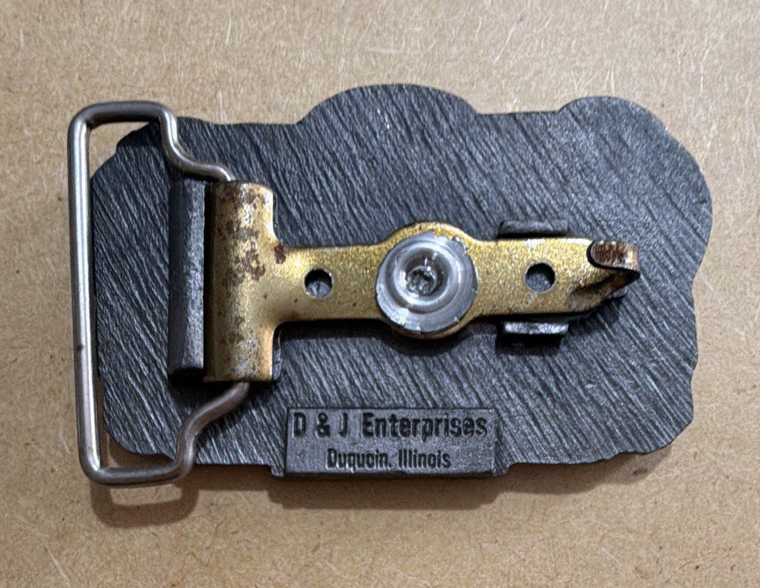 D&J Enterprises UMWA 100 Year Anniversary 1890-1990 No.2 Silver Belt Buckle