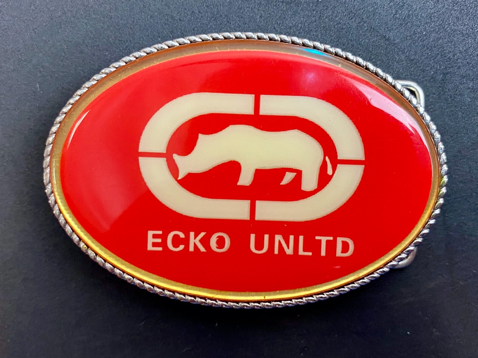 Ecko Unltd Belt Buckle Attention Grabbing Led Lights! W/ Fresh Battery