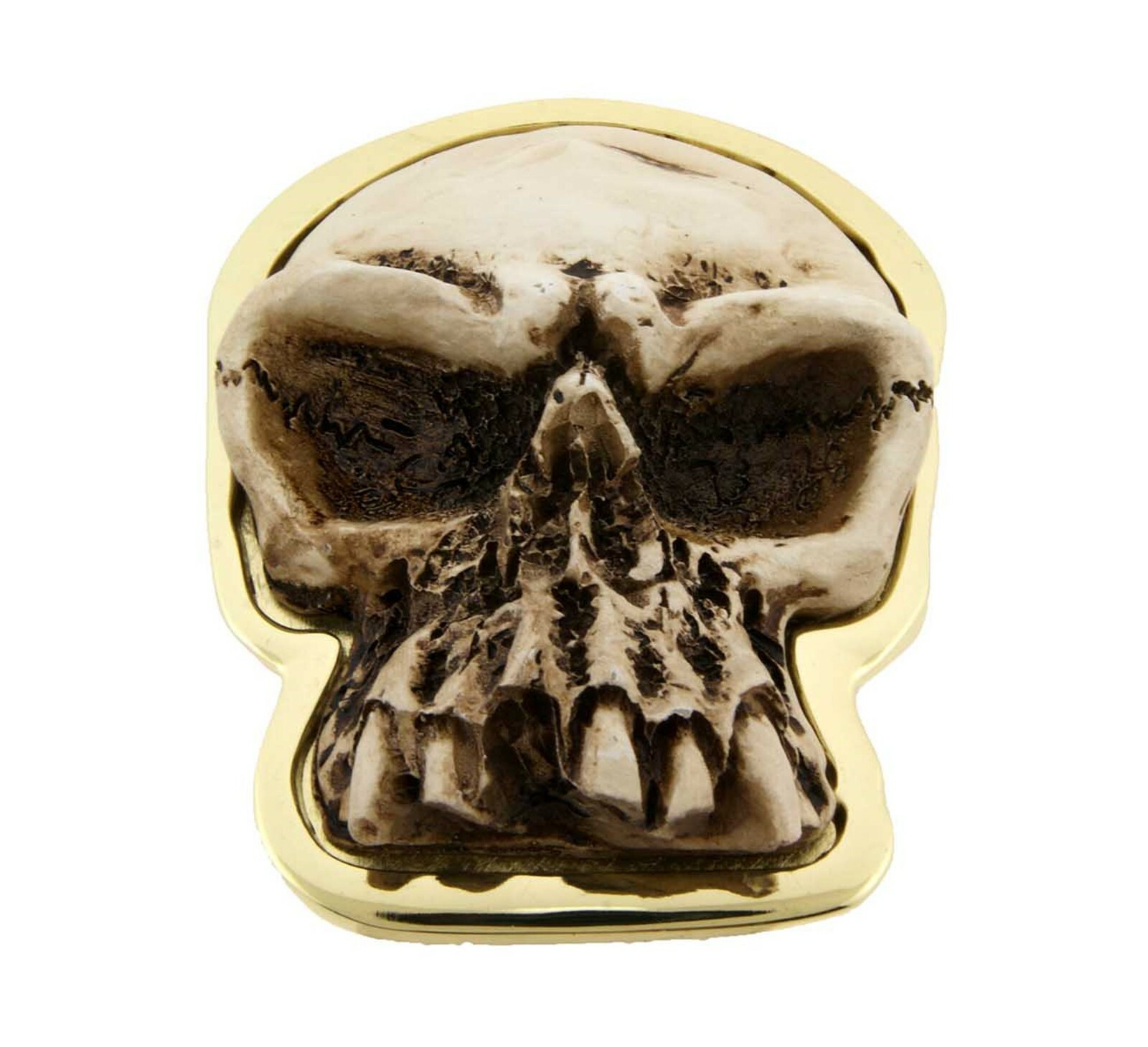 Skull Belt Buckle Pirate Crossbones Silver Metal Fashion Costume Halloween Mens