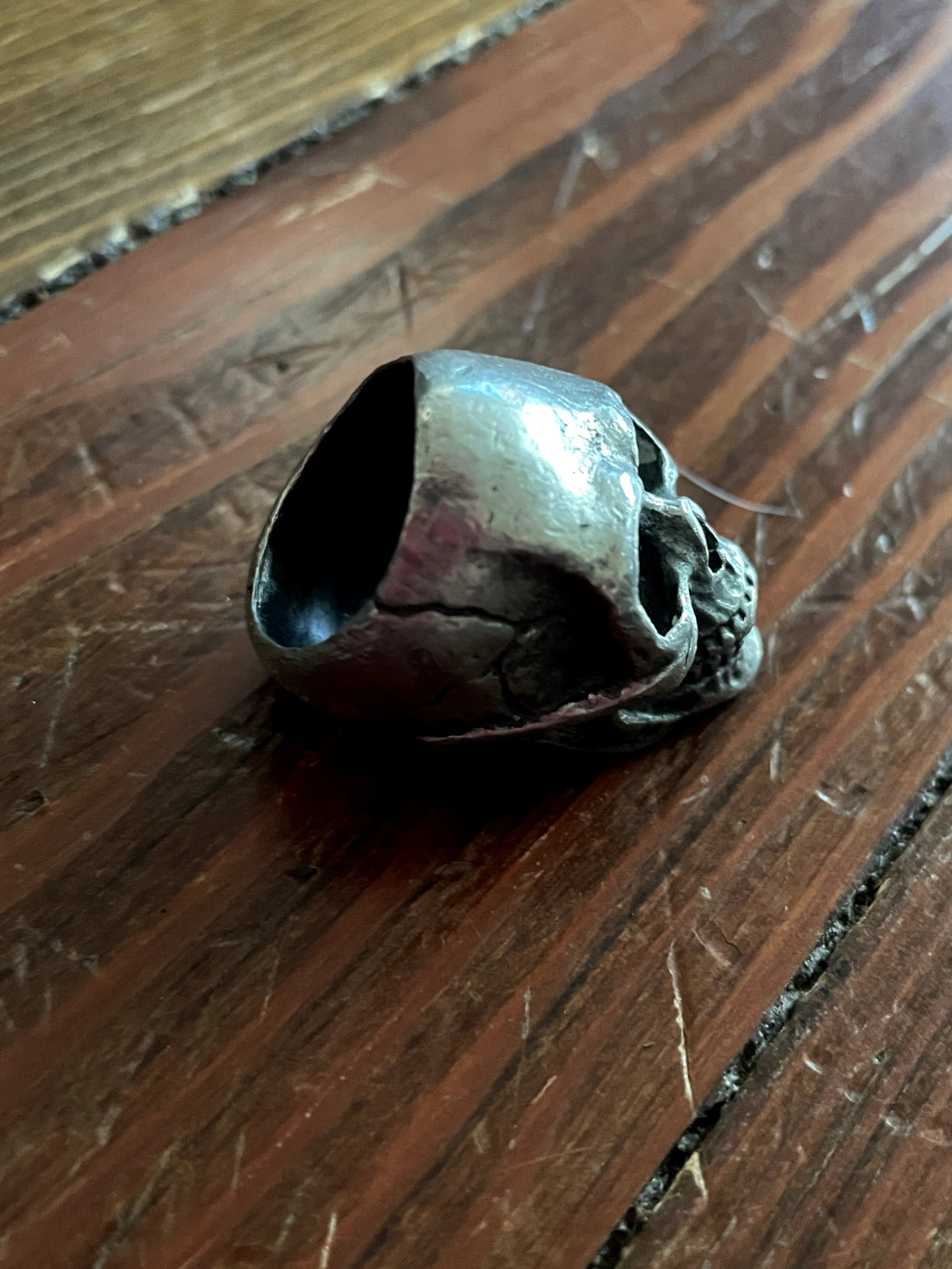 Fourspeed Metalwerks Pewter Magna Cranium Ring Size 7