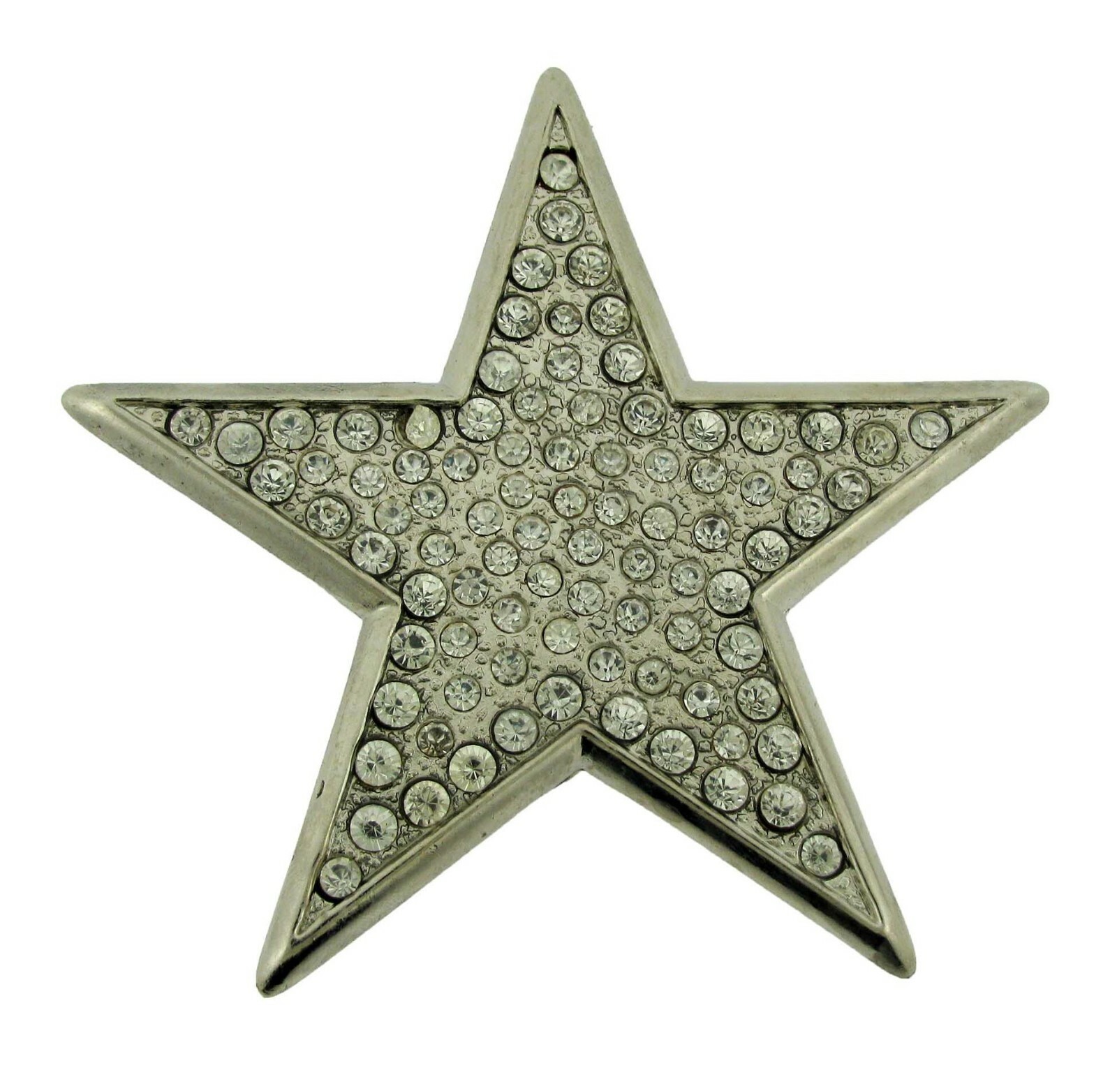 Star Belt Buckle Badge Sheriff Silver Gold Metal Rodeo Fashion Party Costume Big