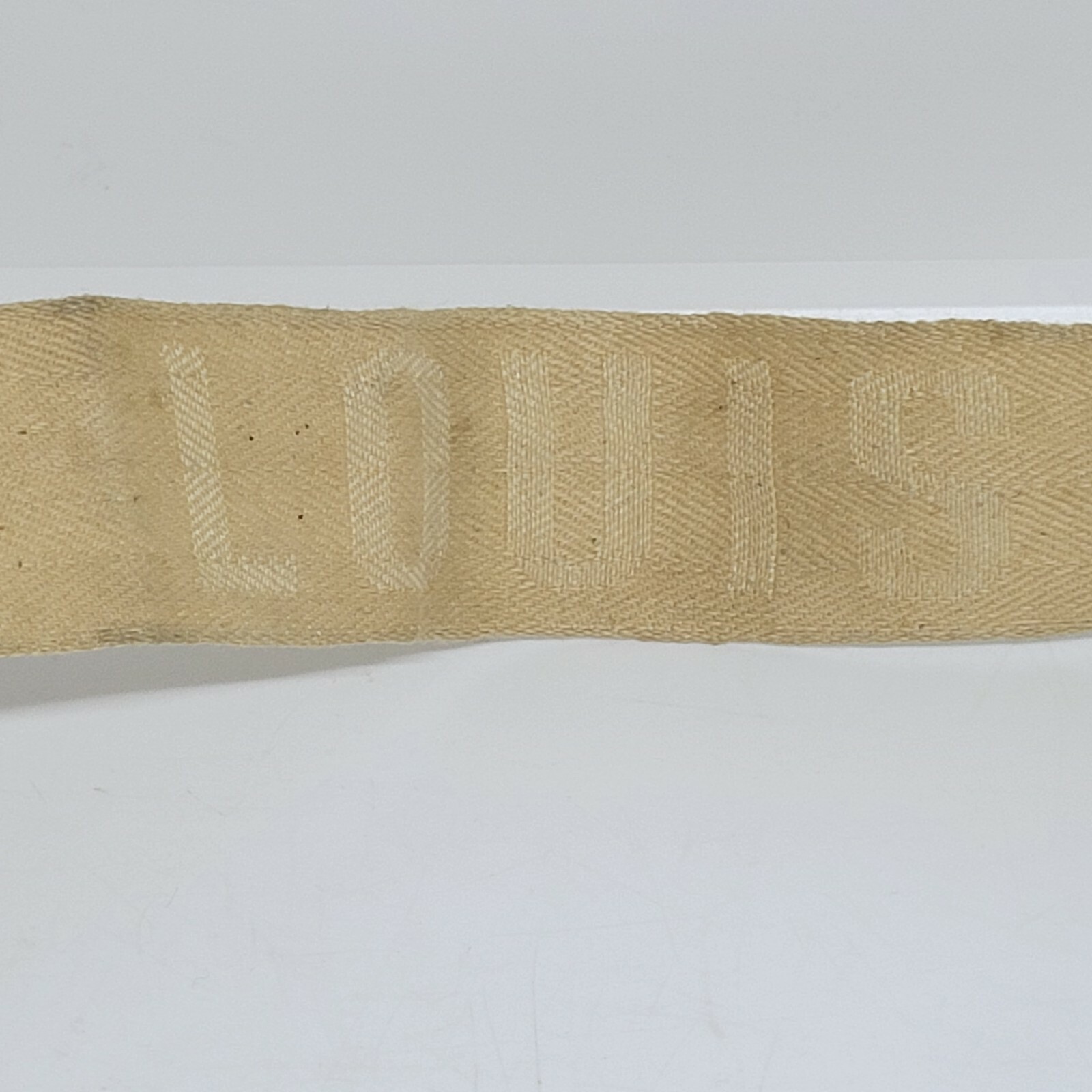 Antique Louis Vuitton Trunk Strap / Belt With Brass Buckle