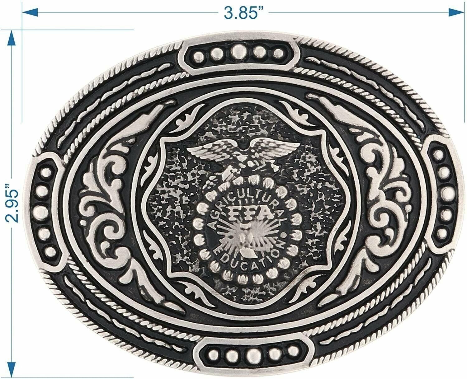 Montana Silversmiths Classic FFA Antiqued Attitude Buckle – A693S