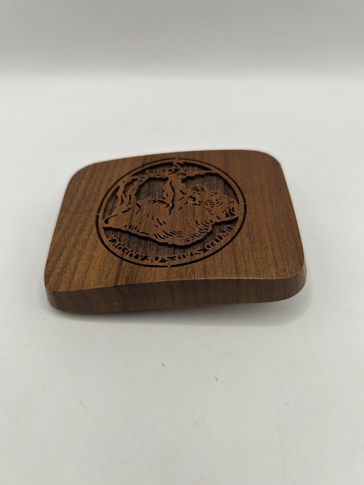 Vintage Buffalo Nickel LASER Etched Wood Belt Buckle
