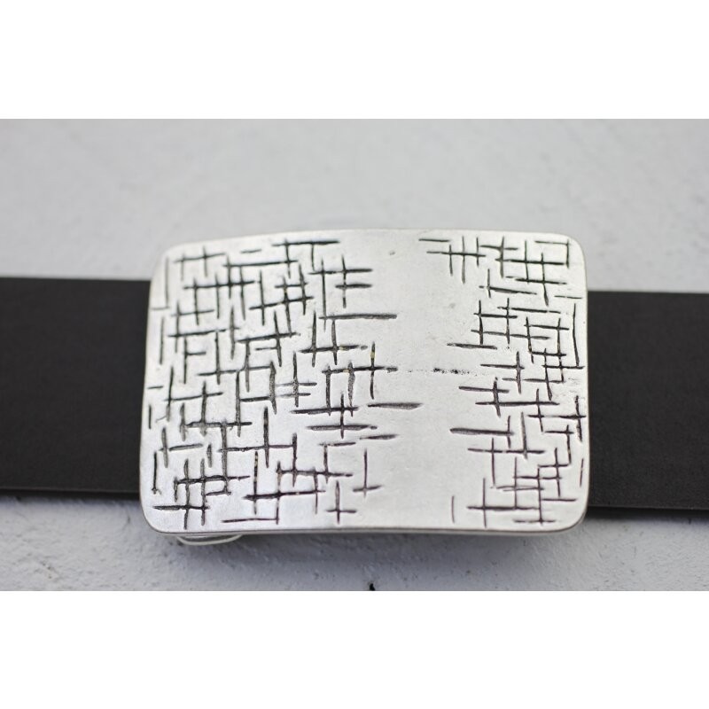 Modern Metal Belt Buckle Rectangle – Clear, Strong and Expressive
