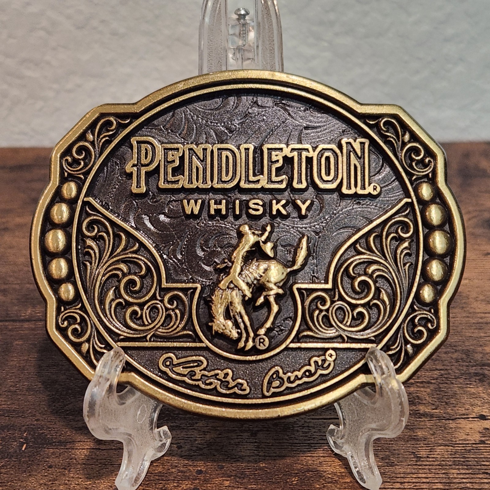 Cowboy Montana Silversmiths Pendleton Whisky 2024 Let&rsquo;er Buck Limited Edition