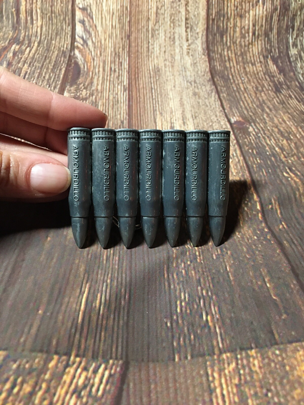 Amourdillo Bullets Gun Ammo Hunting Army Belt Buckle Smoked Metal 3”x2”