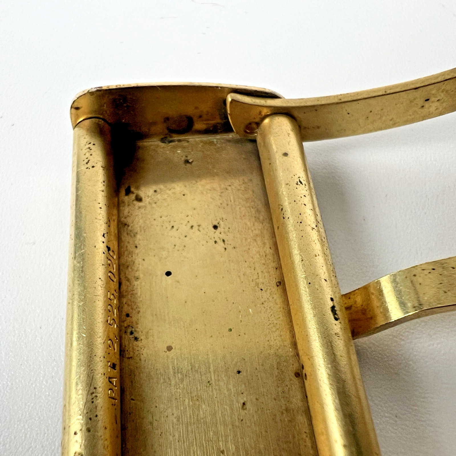 Anson Old Grand Dad Bourbon Belt Buckle Head Of The Bourbon Family Gold Tone