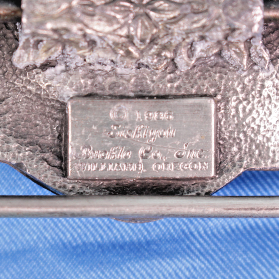 Vtg 80s Goessel Kansas Belt Buckle Lot of 3 Country Threshing Days 1984-1986