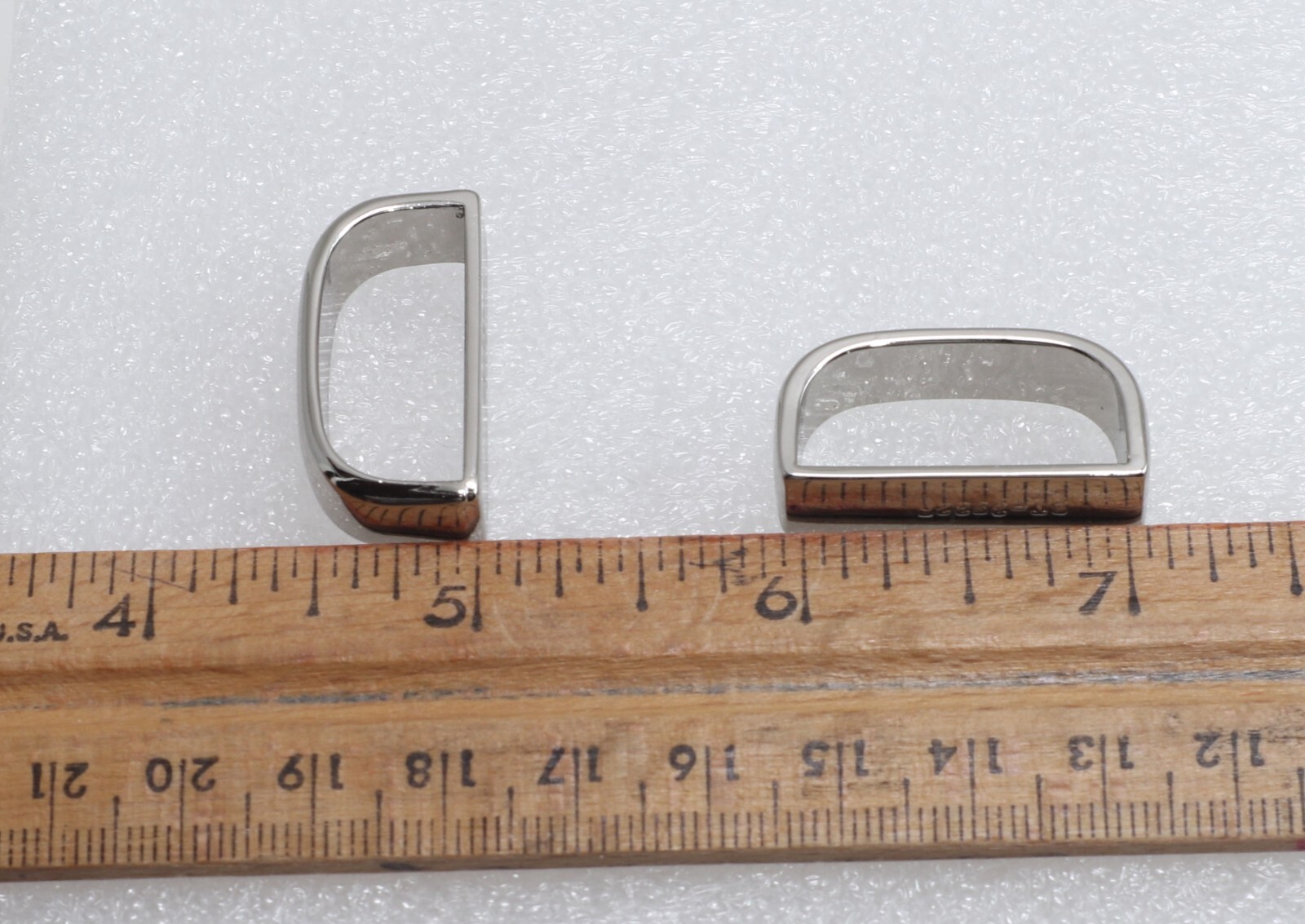 New 1&Prime; 25mm belt keeper(#35B) 2pcs for man/women casual nickel finish USA
