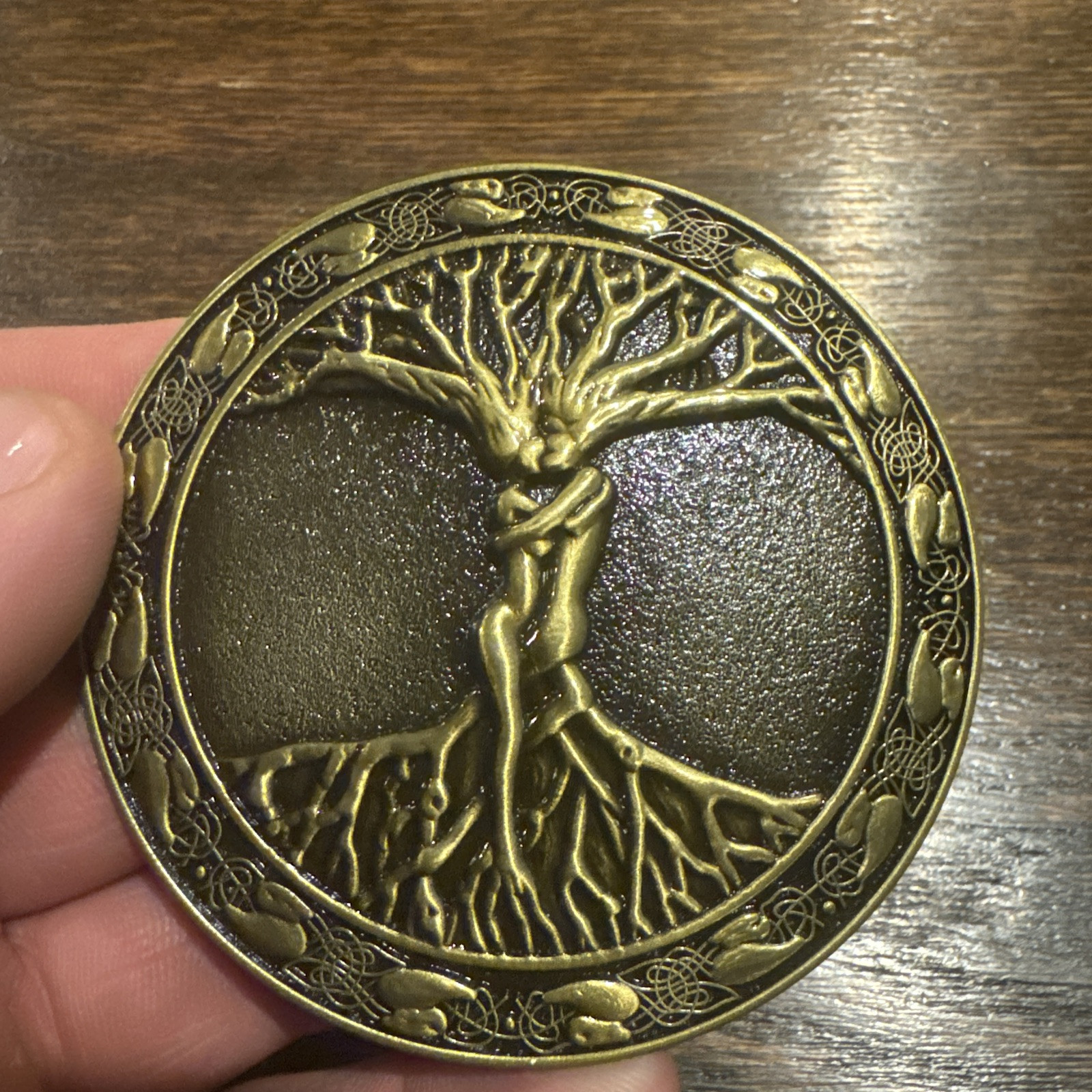 Motorcycle Belt Buckle Tree Of Life Marriage USA Christian Metal Collector GIFT
