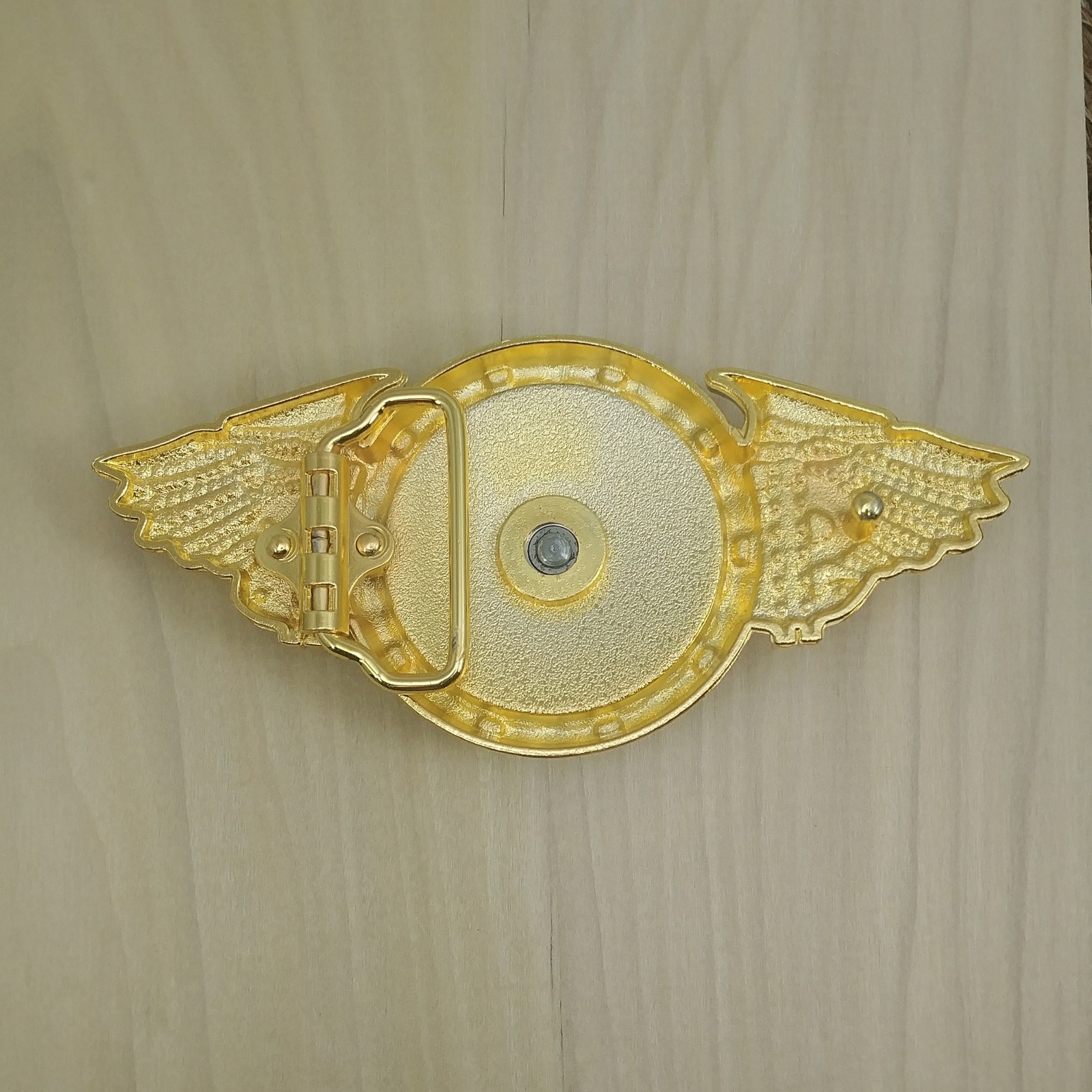 NEW! SPINNER SOCCER BALL W/WINGS METAL BELT BUCKLE HEBILLA ALAS Y FUTBOL #147