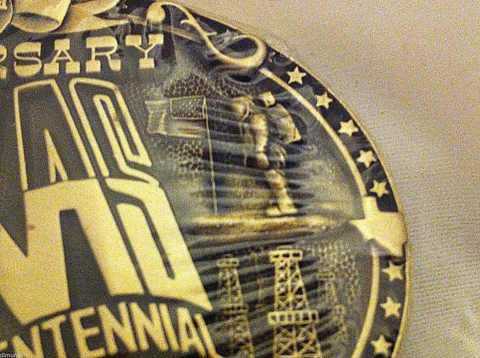 Very Rare Texas Sesquicentennial Belt Buckle Solid Brass Hand Carved Low Numbers