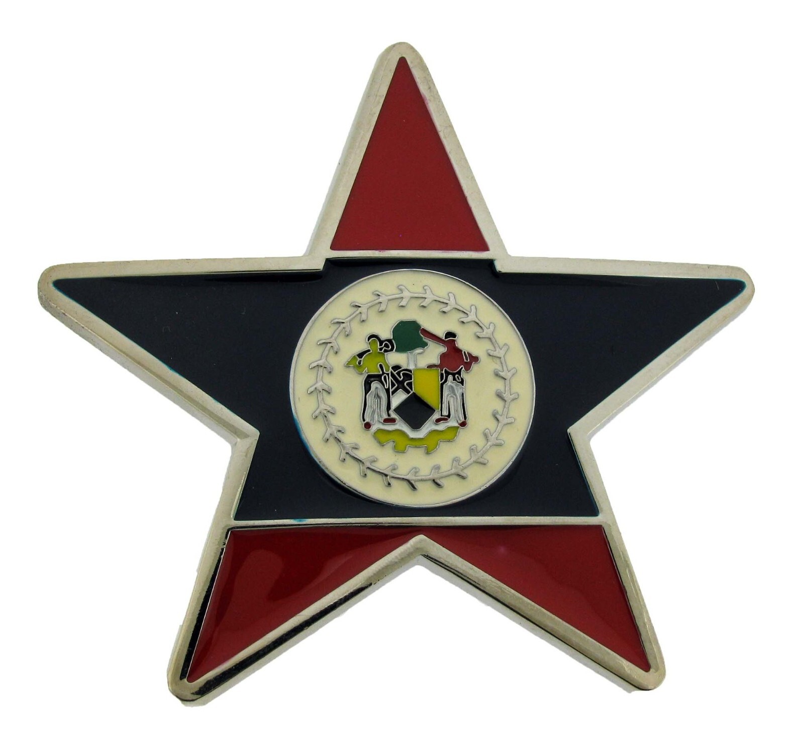 Belize Country Flag Belt Buckles Western Cowboy Rodeo HEART STAR SPINNER Styles