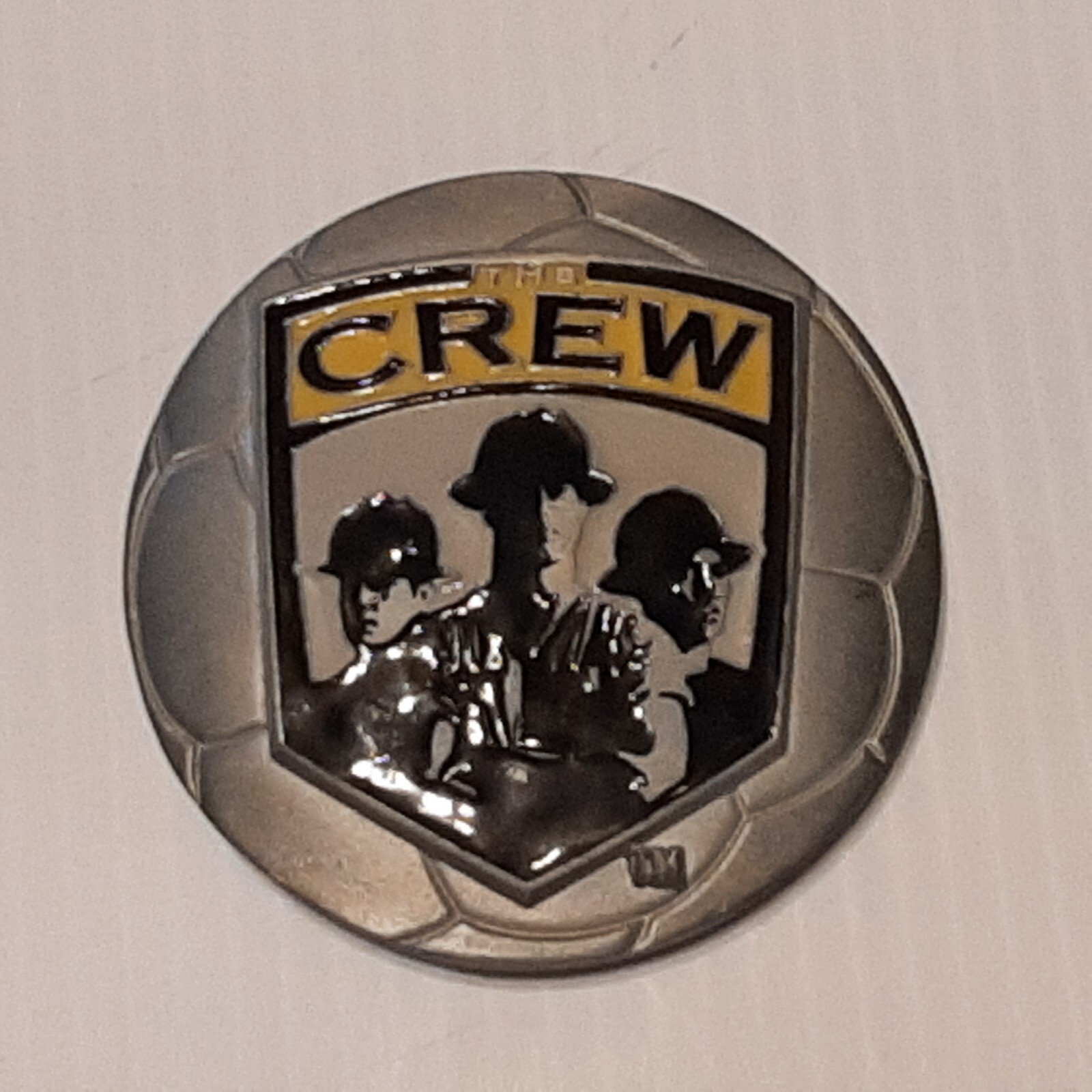 SILVER PEWTER MLS SOCCER COLUMBUS THE CREW Metal Belt Buckle
