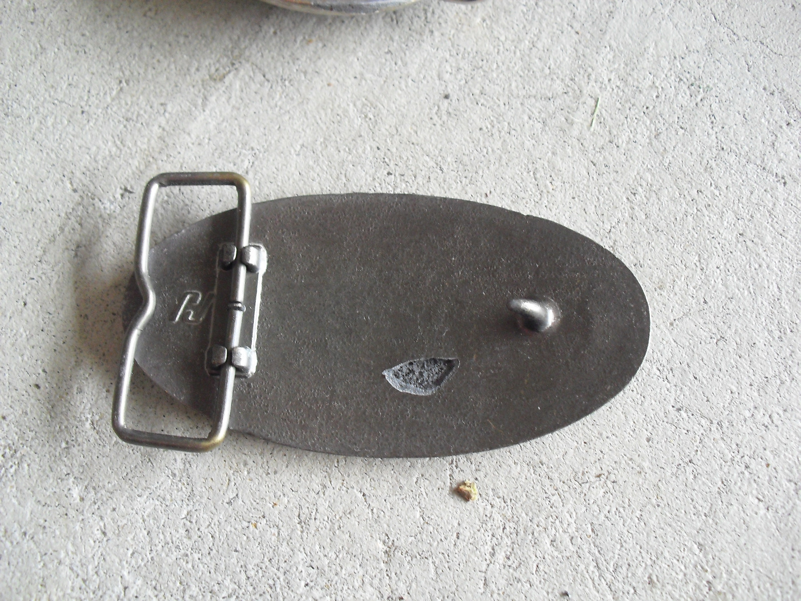 Vintage Brass Bandag Belt Buckle 3 5/8&Prime; Wide
