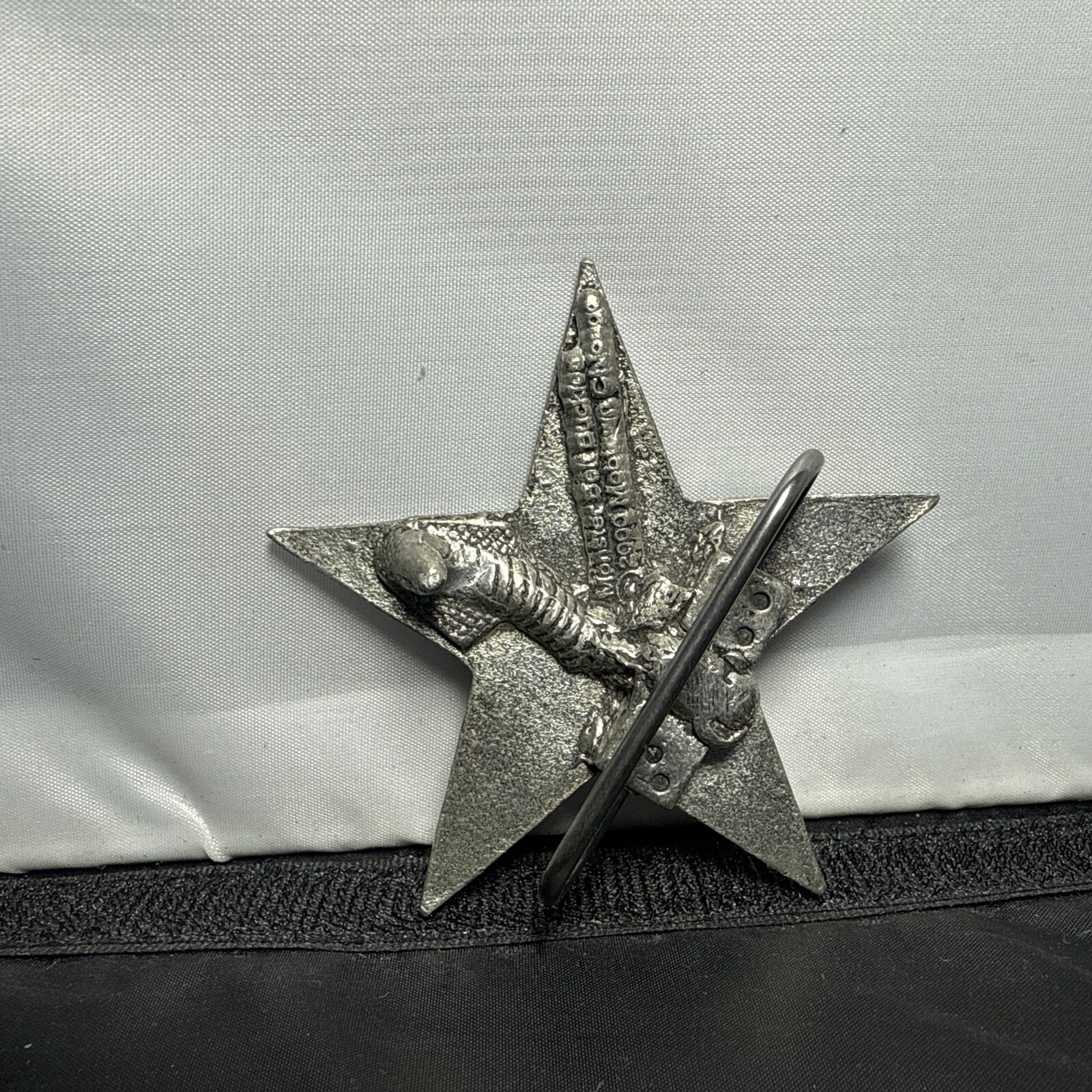 Vintage Star Monster Belt Buckle Mobtown Chicago 2000 Biker Belt