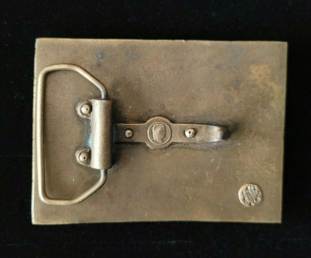 Belt Buckle Range Canning Co – Fort McKavett Texas Bergamot Brass Work