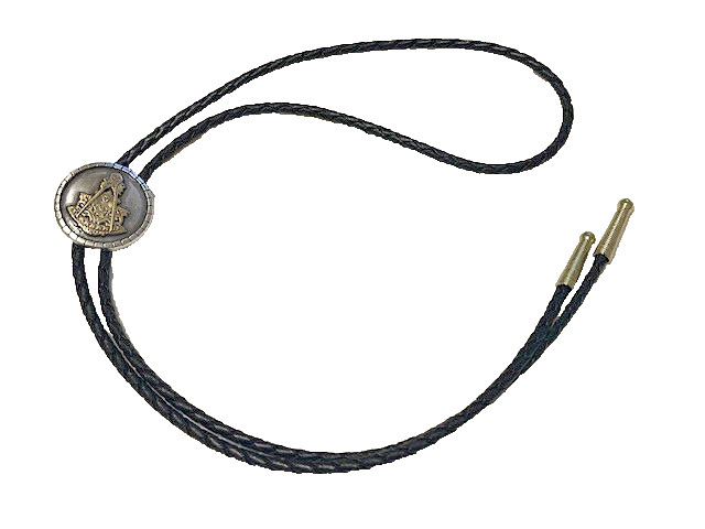 Masonic Freemasons Past Master Belt Buckle, Bolo and Key Ring Set
