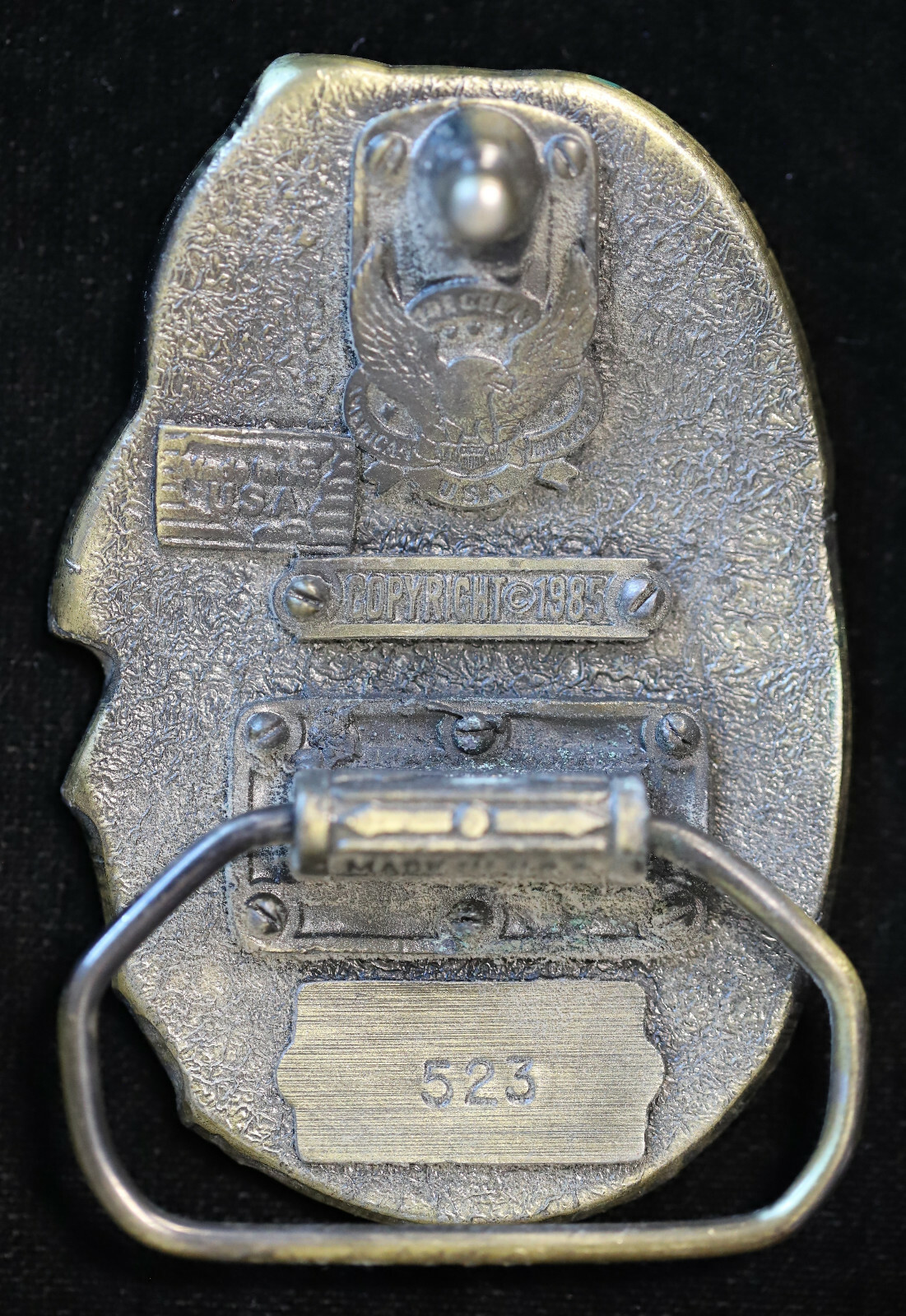 The Great American Buckle Co. I&rsquo;d Rather be Fishing Metal Belt Buckle #523